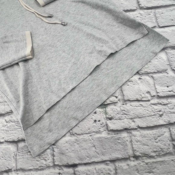Cyrus Heather Gray Small Women's Pullover Hooded Top Lightweight Long Sleeve - Picture 4 of 8